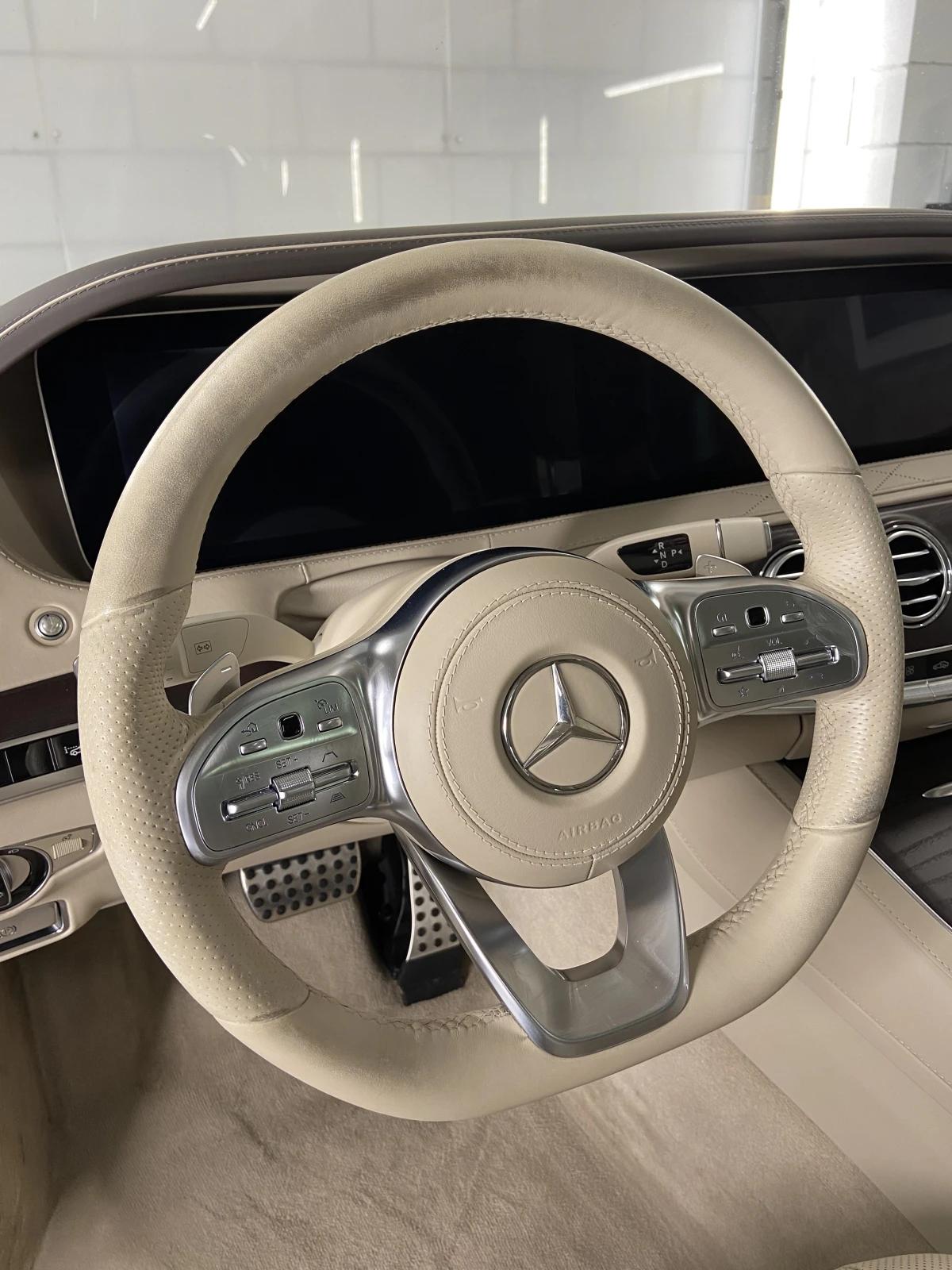 Kierownica Mercedes S przed renowacją